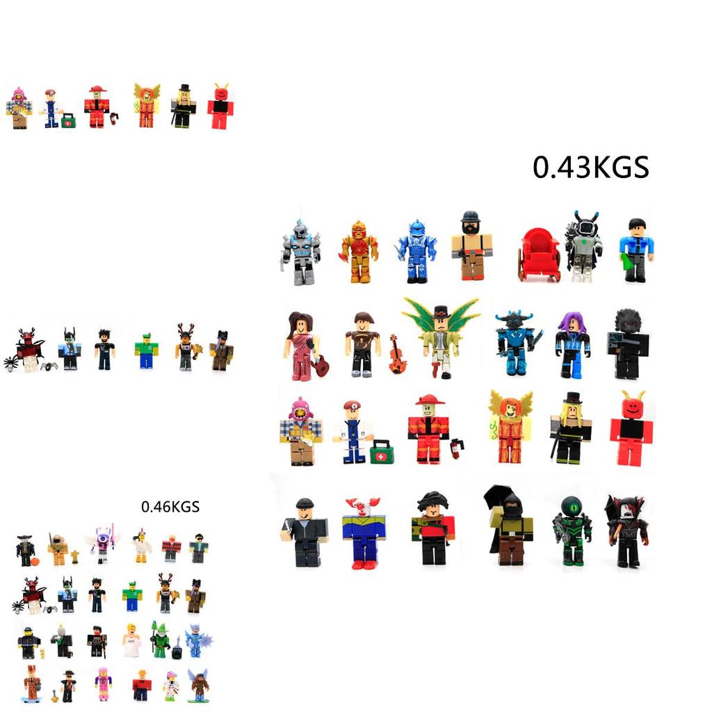 Разнообразная коллекция из 24 фигурок персонажей игр Roblox. Восхитительный подарок для детей