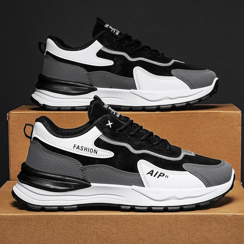Мужская повседневная спортивная обувь, новый стиль, осенняя водонепроницаемая нескользящая рабочая обувь, летняя рабочая обувь, модная обувь
