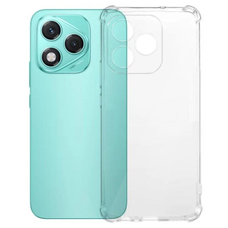 For Honor 400 Lite 5G TPU Case WANLONFENG WL3 Series 1.5mm Phone Cover with Tempered Glass Film
