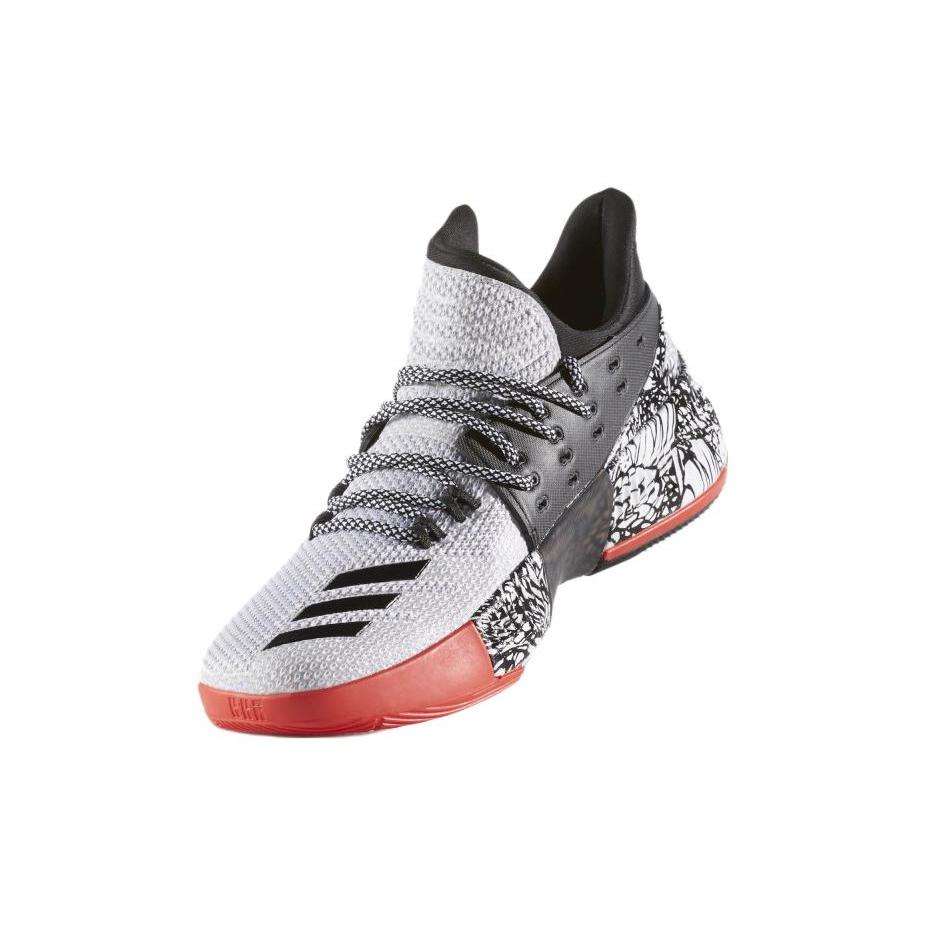 Adidas Dame 3 'Chinese New Year' (Unisex) White / Black / Red Basketball Shoes BB8272