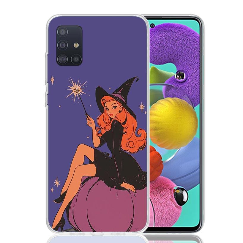 Sexy Halloween Beauty Girls Phone Case for Samsung Galaxy A52 A51 A50S A12 A22 A32 A72 A10S A30S A31 A71 Note 20 Ultra 10 Plus S