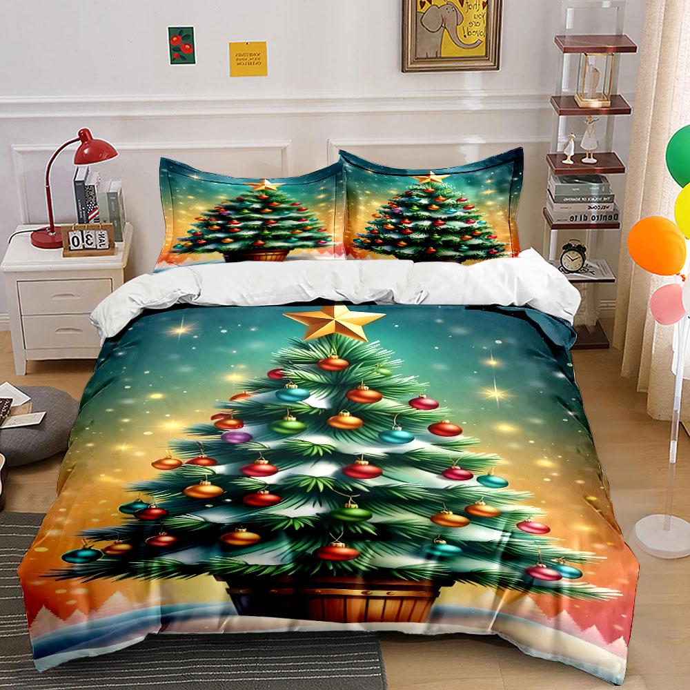 Sparkling festive elegance Bedding sets Duvet cover sets Duvet covers Pillowcases(1*Duvet Cover 2*Pillowcases without duvet insert)