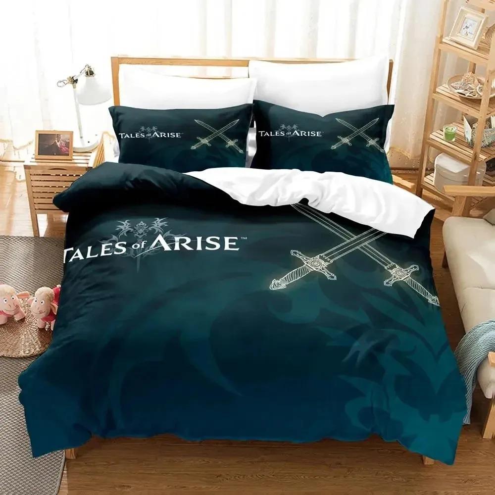 3D Print Game Tales Of Arise Bedding Collection Duvet Cover Bed Collection Quilt Cover Pillowcase Comforter King Queen Size Boys Adult