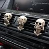 3Pcs/Set Skull Car Air Freshener Clip Creative Automobile Perfume Diffuser with Replaceable Fragrance Plug-Ins Car Decorations