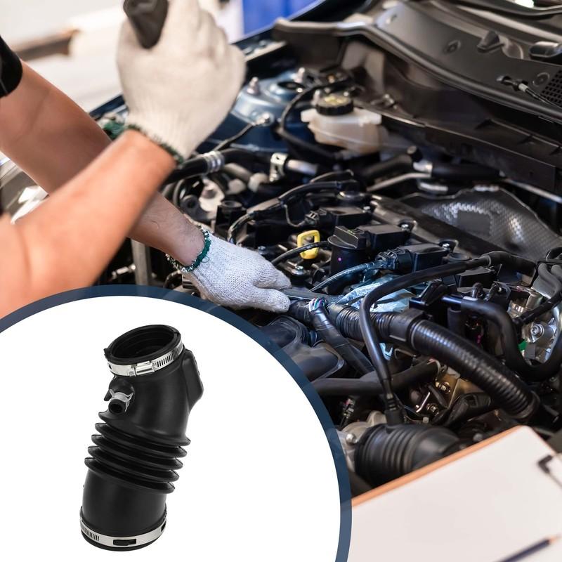 X Autohaux Car Intake Hose Tube with Clamps for Honda Odyssey 2011-2017 Black, 1 Pc