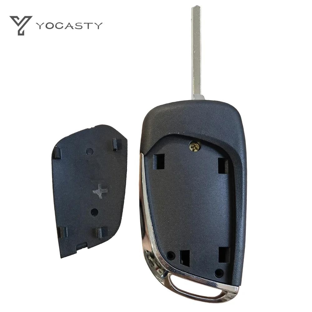 Yocasty Модифицированный корпус ключа-брелока для автомобиля Для Citroen C2 C3 C4 C5 Berlingo Для Peugeot 207 307 308 407 607 Hu83 Va2