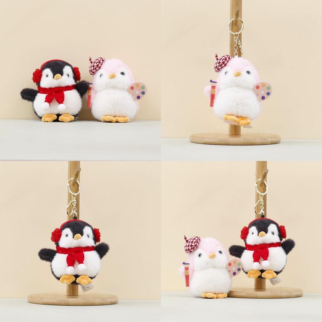 Милая плюшевая игрушка-пингвин для сумок и украшения автомобиля