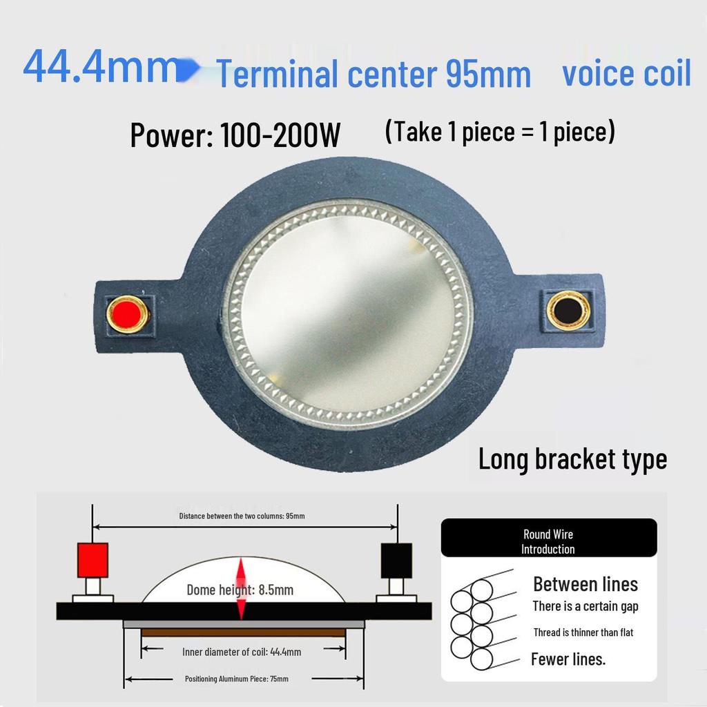 Ремонтные детали для диафрагмы высокочастотного динамика: 25-75 Жила Круглая Плоская Проволока