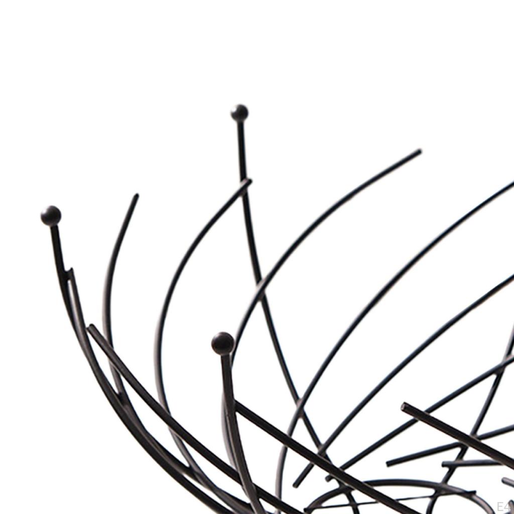 Fruit Basket Countertop Holder Decorative Stand Surable Creativity Bowl Plate for Living