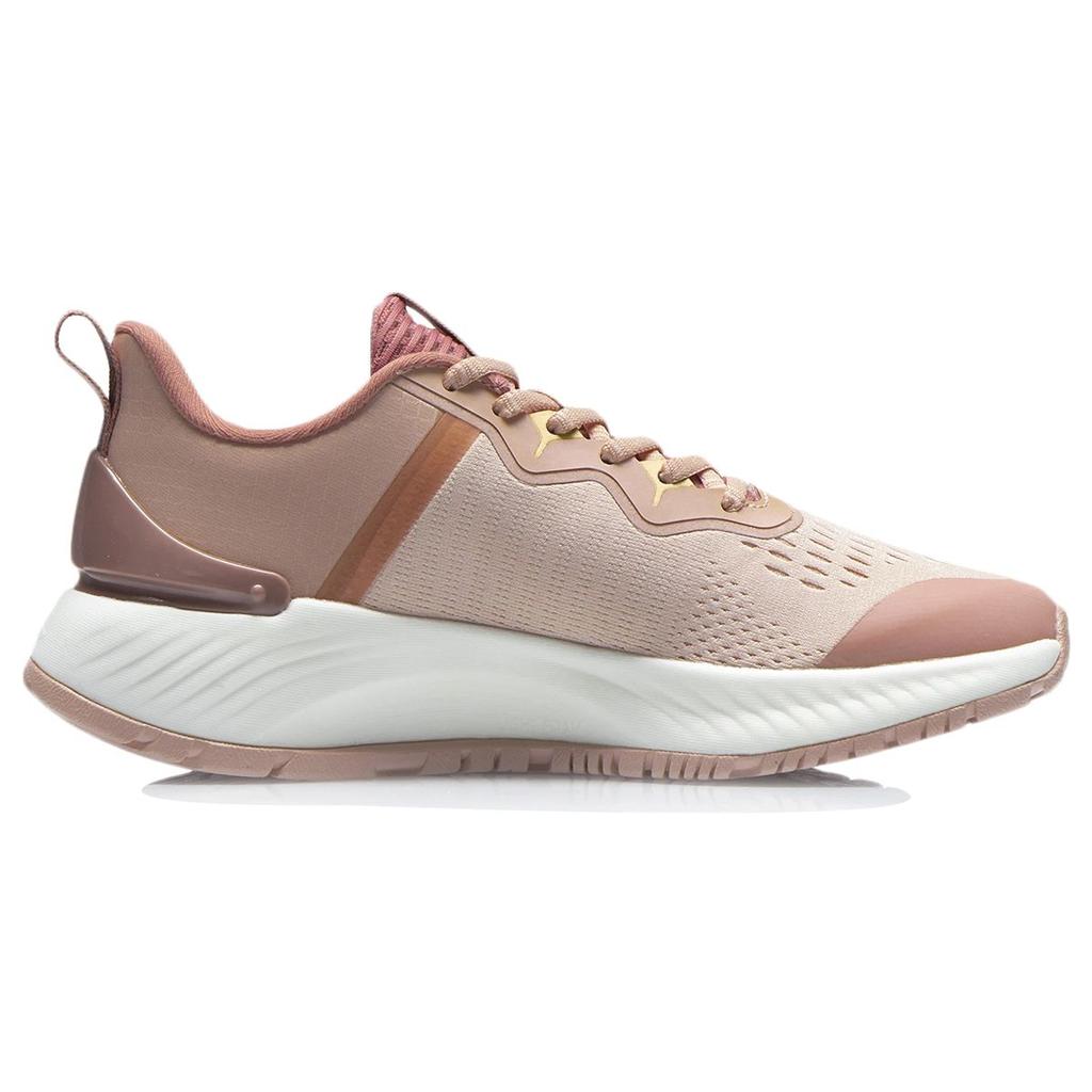 Кроссовки женские Li Ning Yue Ying Essential Reflective Shock Absorbing Low Top, персиково-оранжевые ARHR108-4