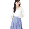 [JILL by JILL STUART] Short Bolero Collar Cardigan