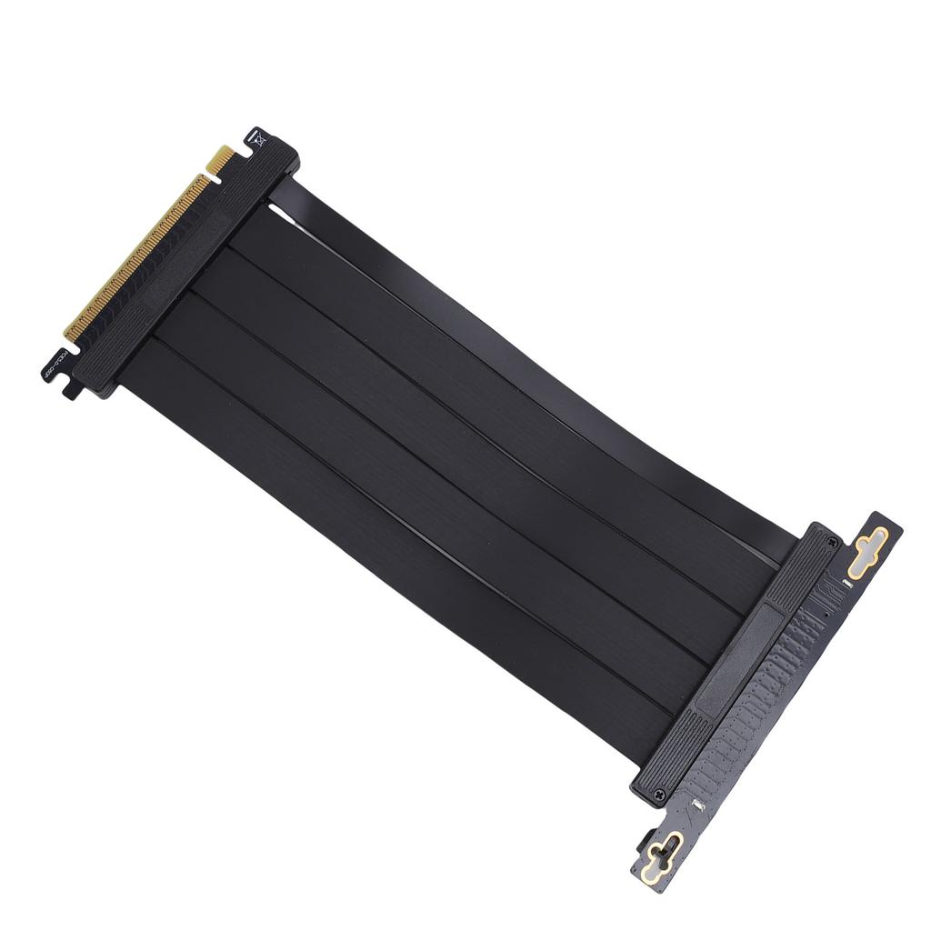 Удлинительный кабель PCIe 5.0 X16, разъем 90 градусов, высокоскоростной адаптер 128 Гбит/с, райзер-карта, гибкий кабель 20 см