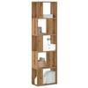 VidaXL 5-Tier Bookcase Artisan Oak Engineered Wood, Shelf, Book Shelf, Book Holder, Cabinet of 852788