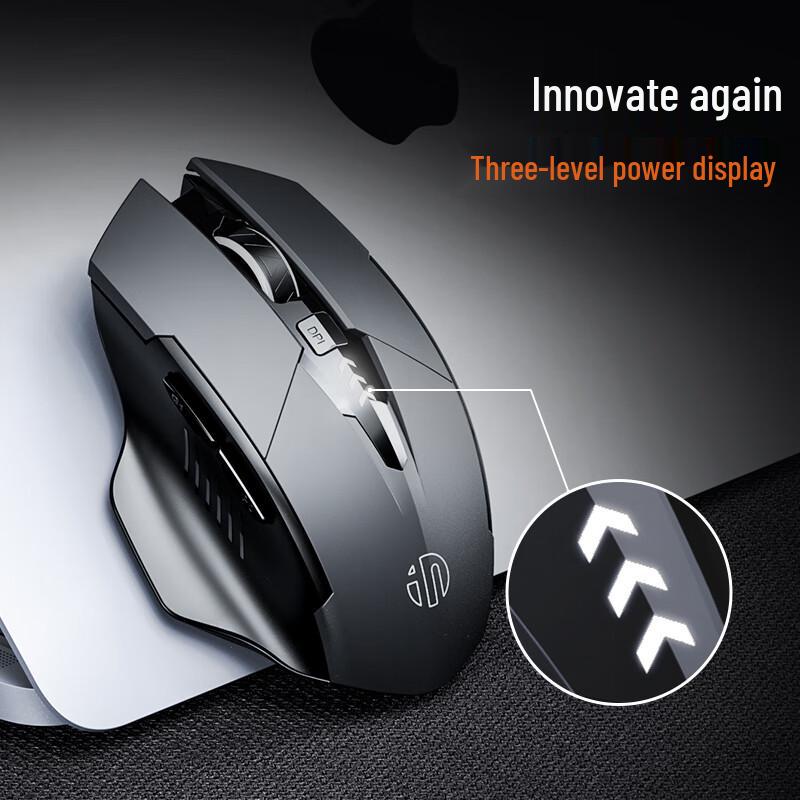 INPHIC A1V2 Wireless Bluetooth Tri-Mode Rechargeable Silent Mouse