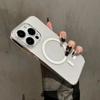 Ultra Thin Transparent Hard Phone Case For iPhone 15 17 Air 16 14 13 12 Pro Max Plus Magsafe Wireless Charge Magnetic Funda Capa