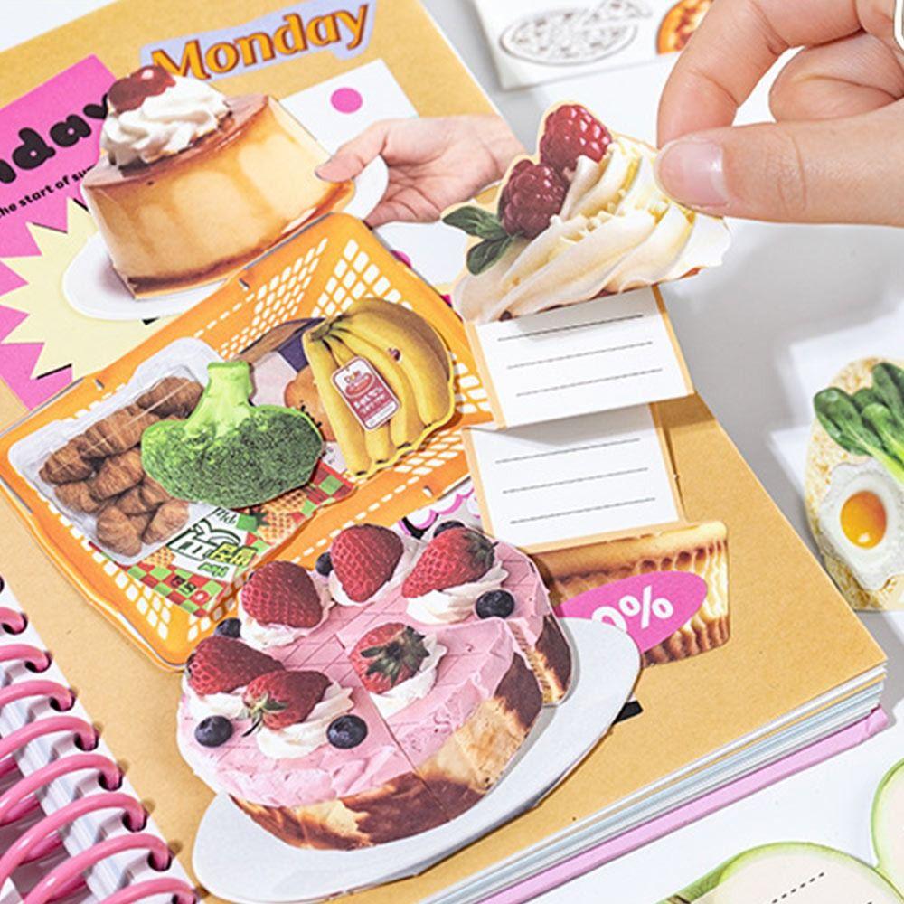 20 Sheets Multicolor Mechanism Material Book Fragments Daily Paper Scrapbook Hand Craft DIY Accessories Craft Supplies