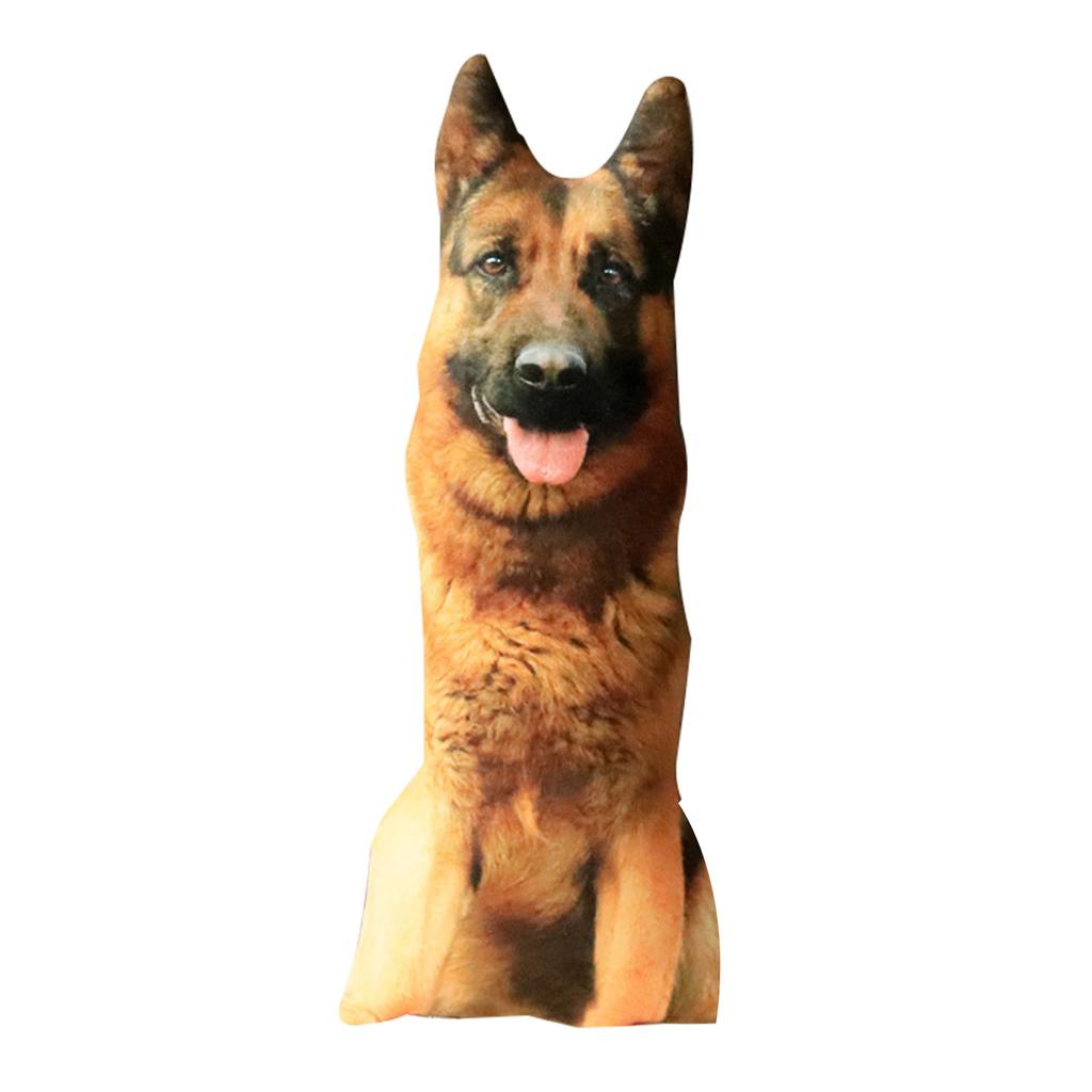 Реалистичная 3D подушка-игрушка в виде головы собаки, милая и забавная подушка для косплея животного для детей и любителей собак, идеальный подарок для декора дома