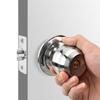 Ball Door Knob with Lock Round Door Knobs Stainless Steel Interior and Exterior Door Lock for Indoor Doors Bedroom Bathroom