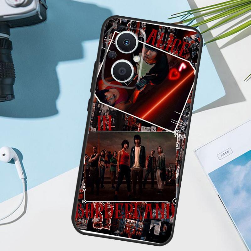 Чехол 'Алиса в Пограничье' для OPPO Reno 8 7 Lite 10 11 12 13 14 Pro 11F 12F 13F 14F OPPO Find X8 X5 X6 Pro