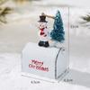 Santa Claus Airplane Christmas Hanging Decoration Mailbox Christmas Tree Ornament