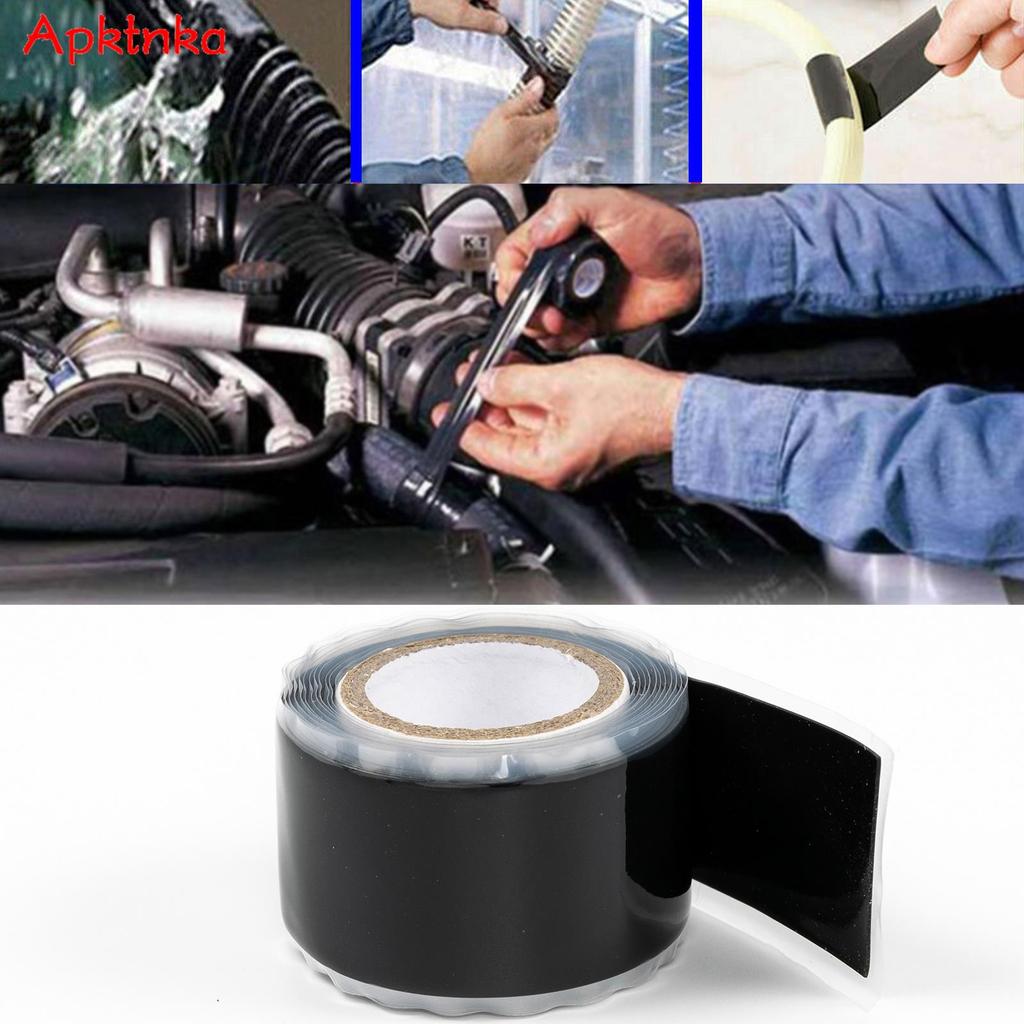 150/300mm Self-Adhesive Rubber Repair Waterproof Bonding Tape Self Fusing Wire Plumber Electrition Pipe Repair Hose Leak 2 Sizes Fuel System