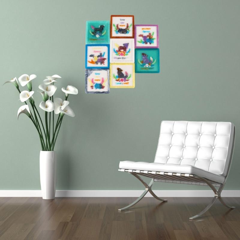 Формы для подставок под стаканы с животными, силиконовые формы для подставок под стаканы, квадратная форма для литья под стаканы из эпоксидной смолы, настенное искусство, домашний декор