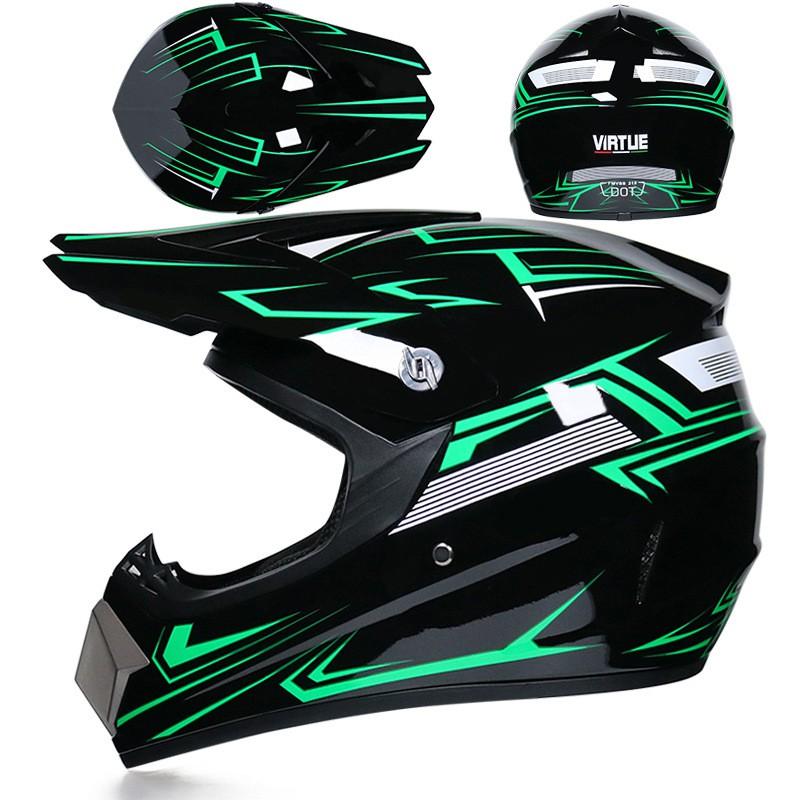 Full Face Mountain Bike Helmet Downhill MTB Off-Road Cycling ABS Shell With Decal Graphics Unisex Adult S M L XL