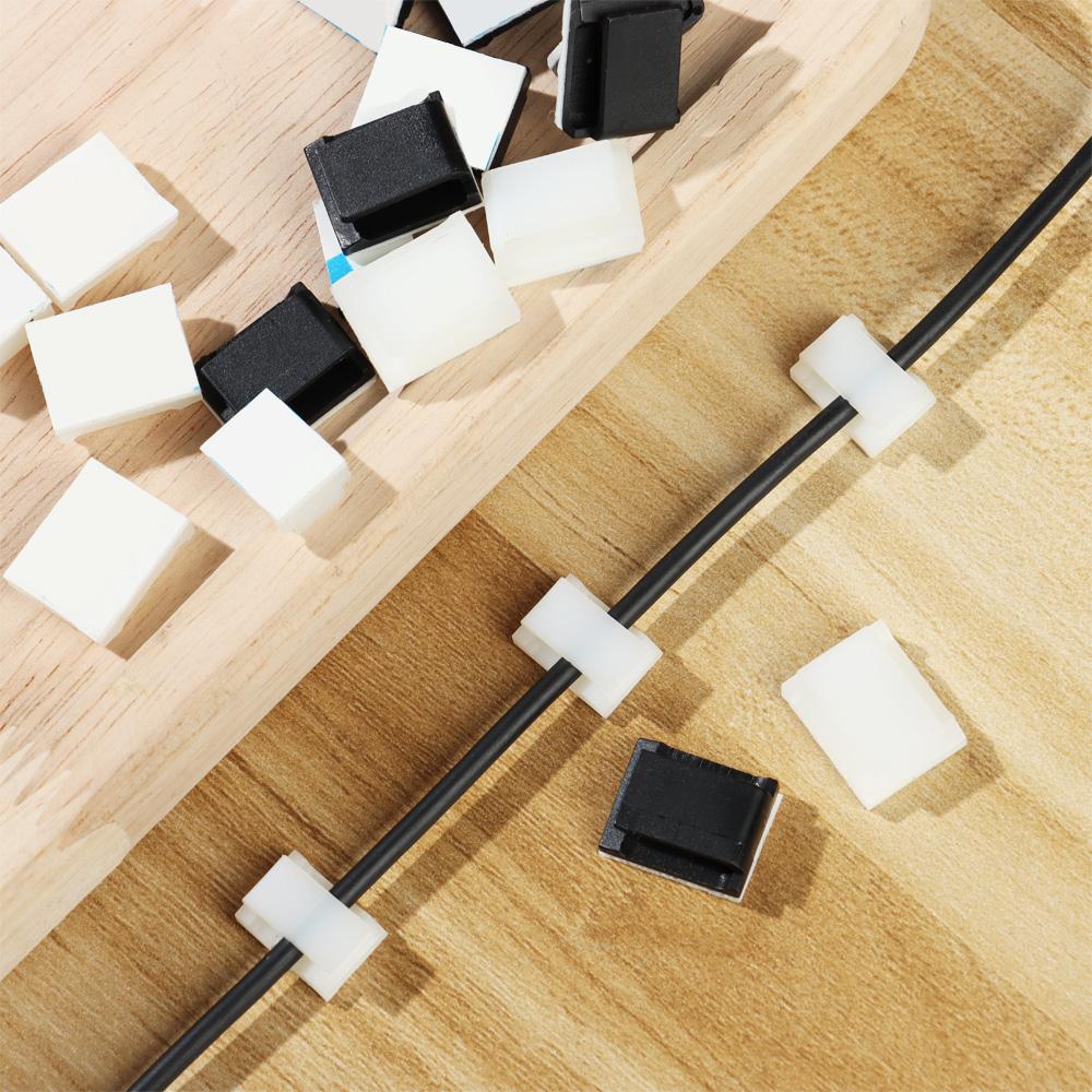 Supplies Wire Holder Organizer Table Desk Storage Cable Clips Self-adhesive Wire Tie Cable Clamp