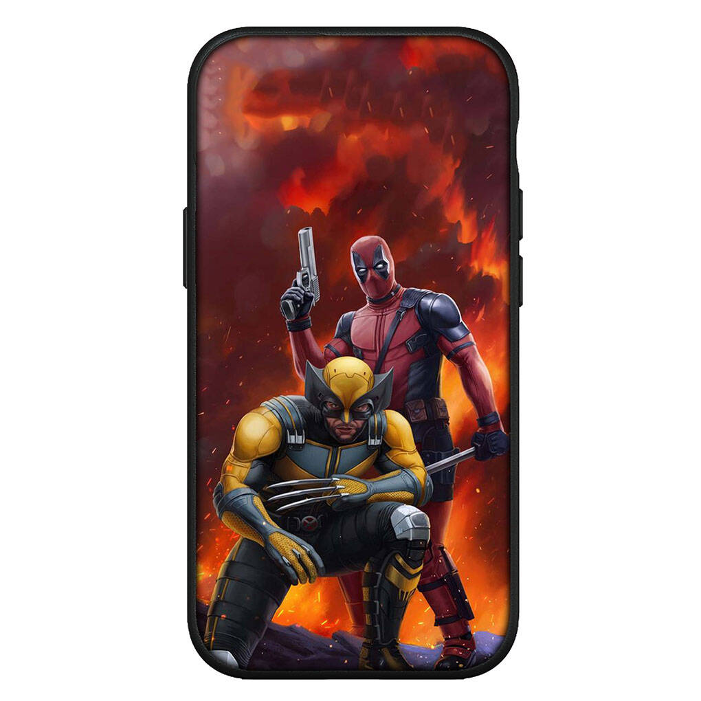 Cover for iPhone 17 16 15 Xiaomi Poco Redmi Note 14 13 12 11 Pro Max 9 16e Samsung Galaxy S25 S24 OPPO Huawei Wolverine Superhero Deadpool Phone Case