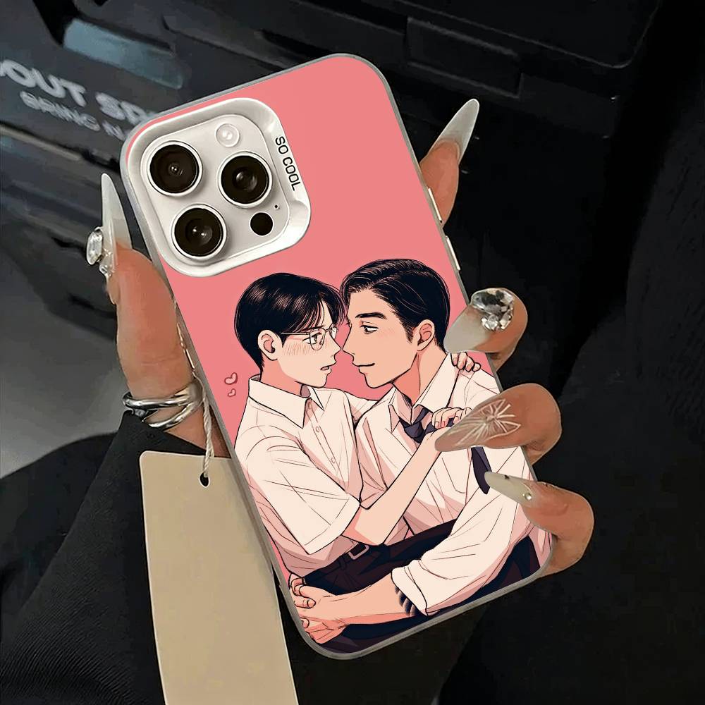 C-Captivated- By -You BL Phone Case For iPhone 11 12 13 14 15 16Pro Max Plus white Sliver Phone Cover