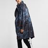 Nike Nsw Parka Aop Woven Print Mid-Length Hooded Jacket Men Outerwear Blue Black AR1599-010