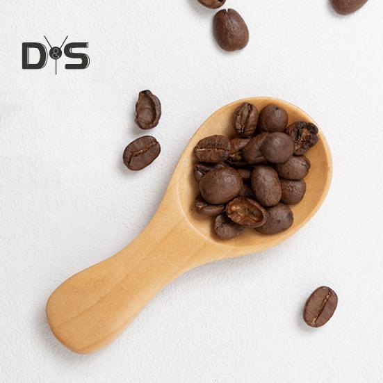 Heat Resistant Mini Spoon Food Grade Wood Condiment Seasoning Sugar Mini Spoon