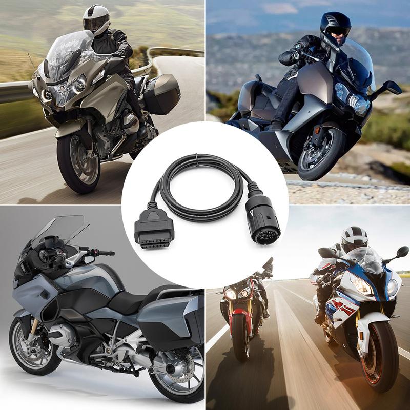 Bluetooth OBD2 BIMMER Инструмент для кодирования Транспортное средство и Мотоцикл MOTOSCAN Plus 10-контактный Кабель для мотоцикла/велосипеда для аксессуаров для мотоциклов BMW