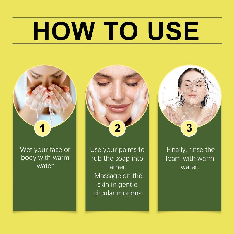 Oceaura Brightening Soap Is Suitable For Facial And Body Cleansing Moisturizing Exfoliating Improving Skin Tone And Firming