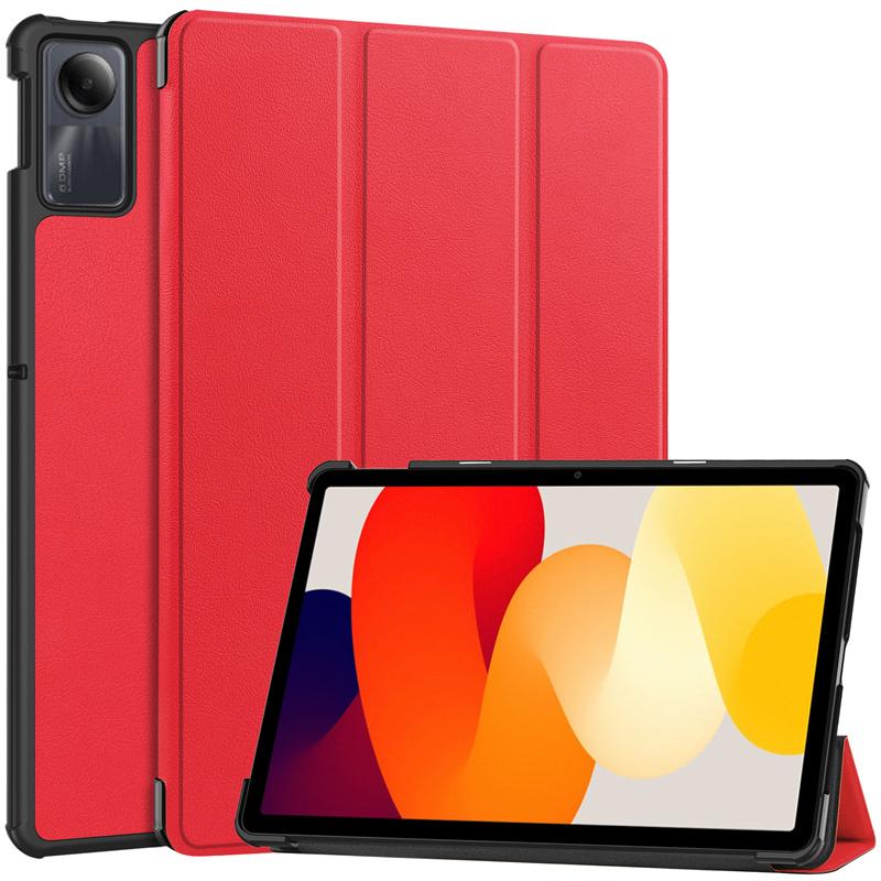 Чехол из ПУ кожи с функцией автопробуждения для Xiaomi Redmi Pad SE 11 дюймов 2023, чехол-подставка с магнитной застежкой, коке, капа