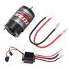 550 Brushed Motor with 320A Two Way Brushed Waterproof ESC Set for RC Rock Crawler Car35T