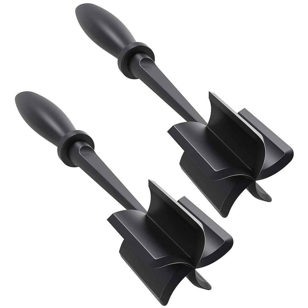 4/1PCS Meat Chopper Masher for Ground Beef and Hamburger Meat, Heat Resistant Curved Blades Ground Beef Smasher Potato Masher