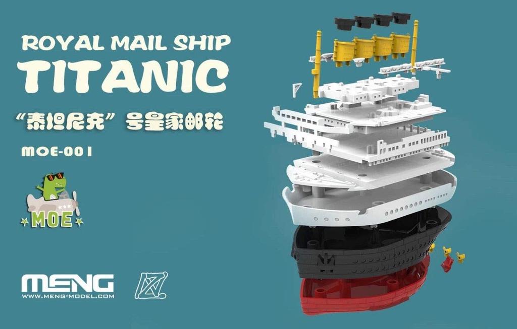 Meng Model Серия MOE Королевский почтовый корабль Титаник Пластиковая модель-конструктор MMOE001