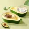 Avocado Shape Pet Feeding Water Bowl Multi-functional Dog Food Container  For Dogs and Cats