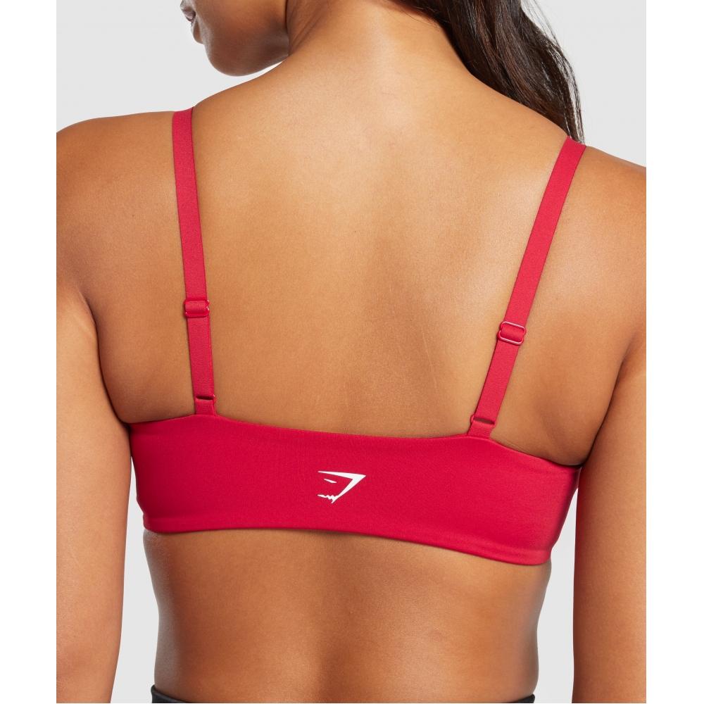 Gymshark Бюстгальтер-бралетт с закручивающимся передом Карминно-красный B2b5w Rbqw