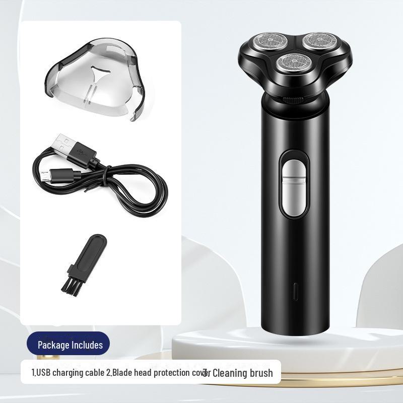 Новая аккумуляторная электрическая бритва для бороды 3 в 1 — многофункциональная, моющаяся, оригинальная