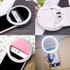 Portable Clip Fill LED Ring Photography Light Selfie for iPhone Android Phone