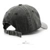 Washed cotton baseball cap, suitable for outdoor activities, provides sun protection and shade for men