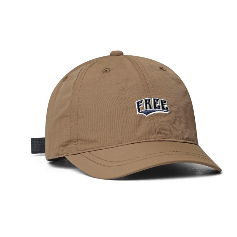 Quick-Drying Men Peaked Cap Japanese Casual Visor Hat Simple Short Brim Baseball Cap Women