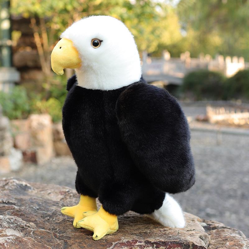 Имитация Куклы Белоголового Орлана Плюшевая Кукла Украшение Американский Орел Зоопарк Белоголовый Орлан