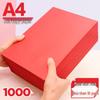 Красная бумага формата А4 и А5, темно-красная, 80 г/м² и 70 г/м², цветная копировальная бумага для офисных принадлежностей