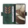 YIKATU YK-007 For Motorola Edge 50 5G Case Side Buckle PU Leather Phone Cover Litchi Texture