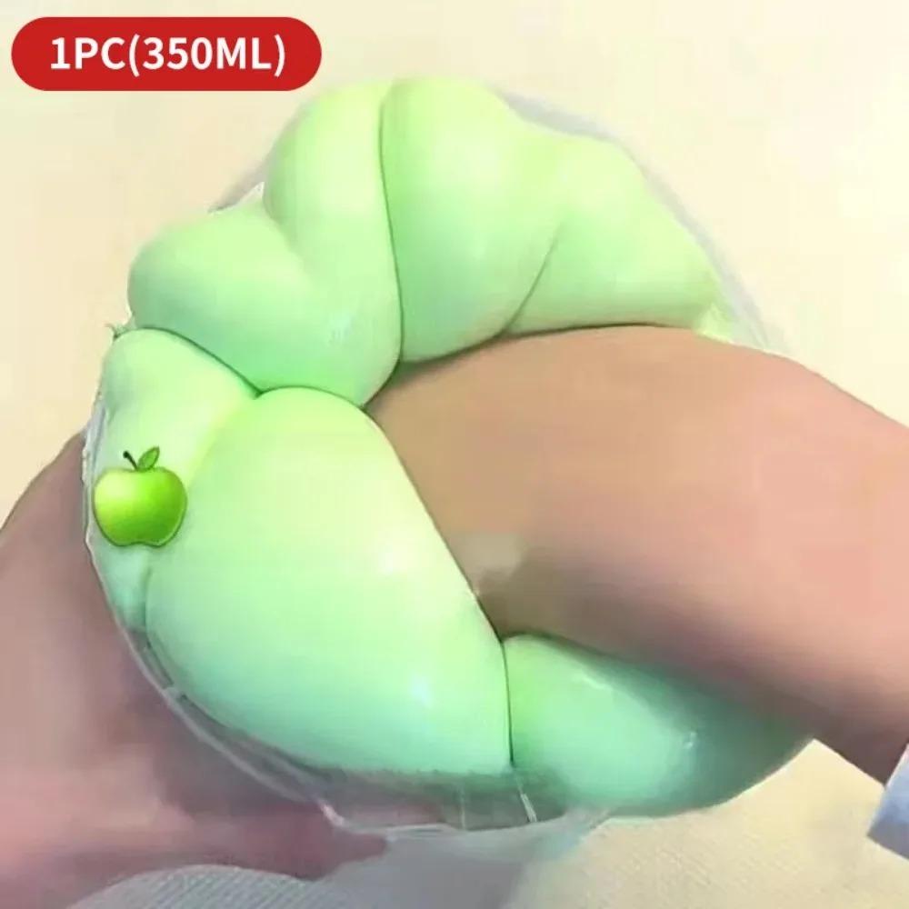 Супер большая коробка Слайм Игрушка Мягкая Желейная Глина Имитация Воды Не Прилипающая Молочный Ведерко Игрушка Ручная Лепка Сжимающаяся Игрушка для Снятия Стресса Взрослые Дети