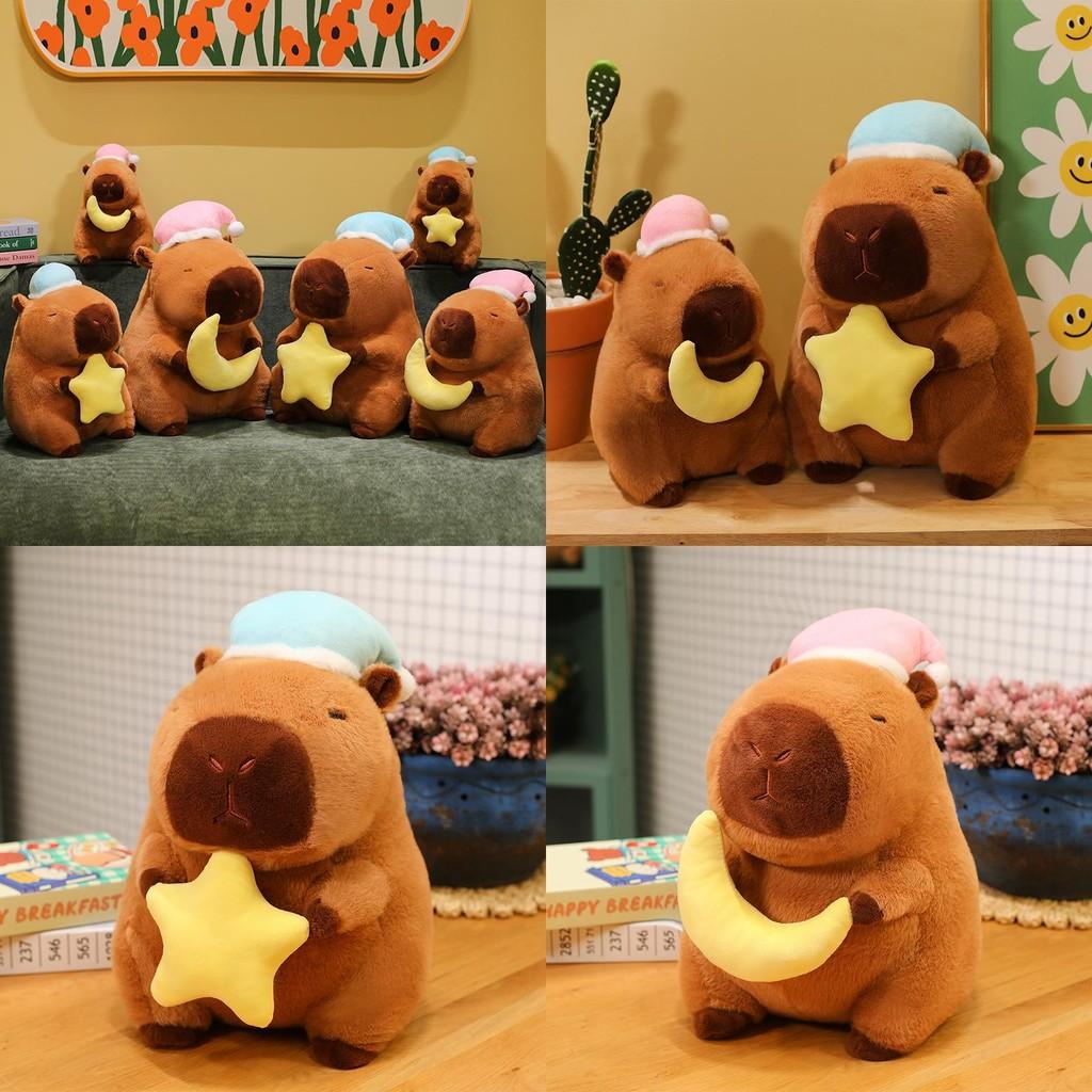 Adorable Creative Birthday Capybara Plush Toy Pillow Soft Cute Gift For Any Occasion
