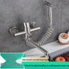 304 Stainless Steel Dual-Use Kitchen Faucet: Hot/Cold, Floor-Standing, Thickened for Vegetable Sink